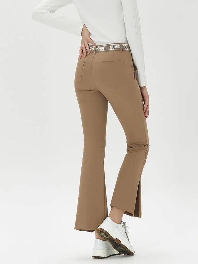 Women s side slit semi bootcut pants DE3WPT361DB - DUVIK - BALAAN 9