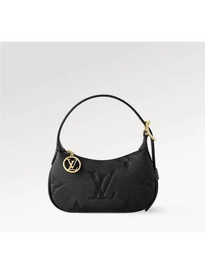 Mini Moon Monogram Empreinte Leather Shoulder Bag Black - LOUIS VUITTON - BALAAN 2