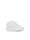 Bump Leather Low Top Sneakers White - SAINT LAURENT - BALAAN 3