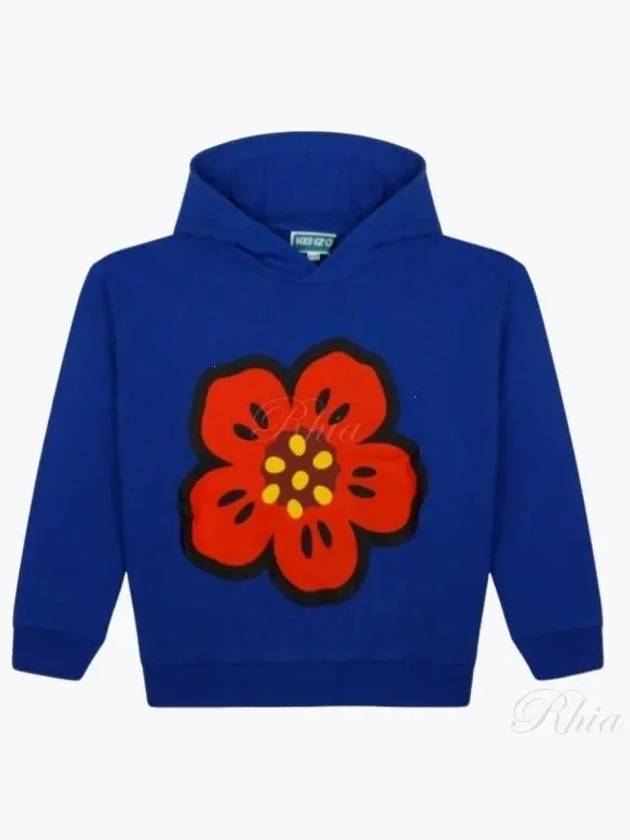 Kids Boke Flower Hoodie Blue - KENZO - BALAAN 2