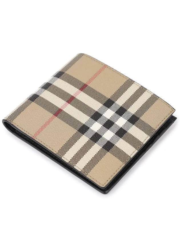 Check Halfwallet Beige - BURBERRY - BALAAN 5