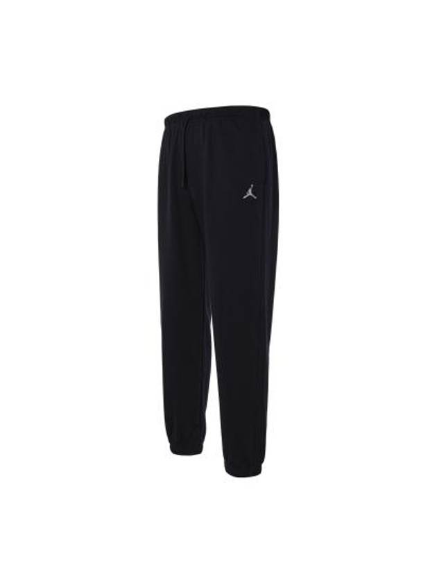 Jordan Brooklyn Fleece French Terry Track Pants Black - NIKE - BALAAN 2