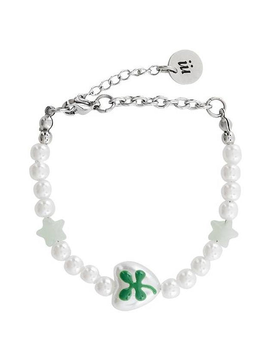 Lucky Star Pearl Bracelet White - MSKN2ND - BALAAN 2
