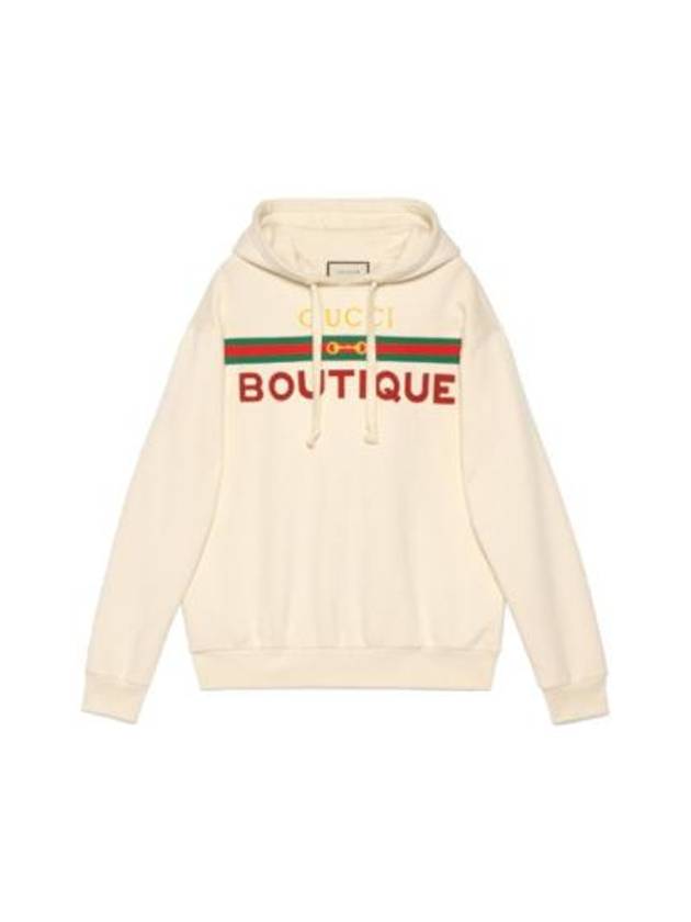 Web Boutique Printing Hoodie Cream - GUCCI - BALAAN 2