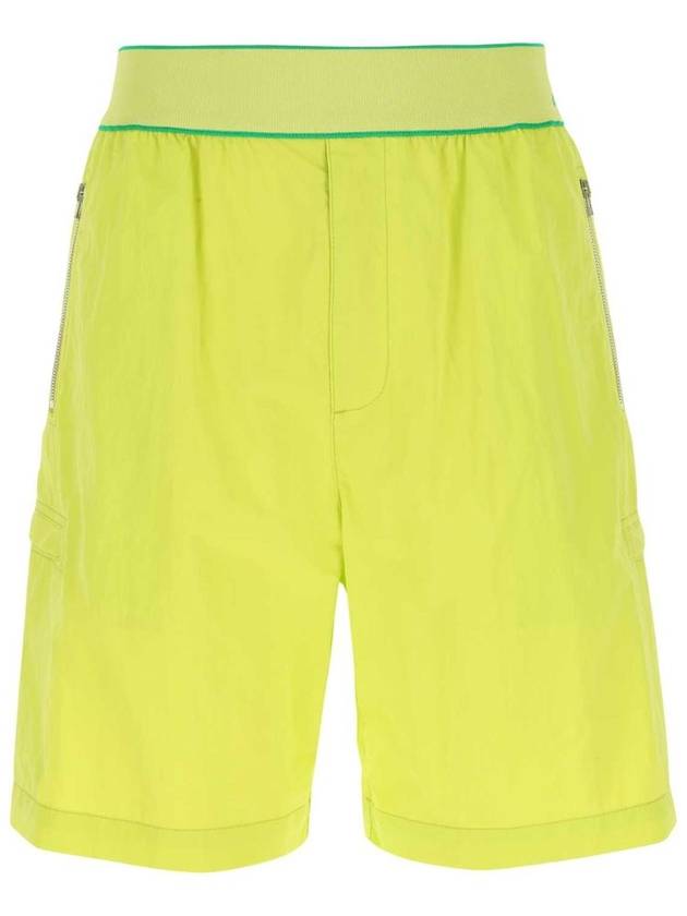 Cargo Bermuda Shorts Lime - BOTTEGA VENETA - BALAAN 2