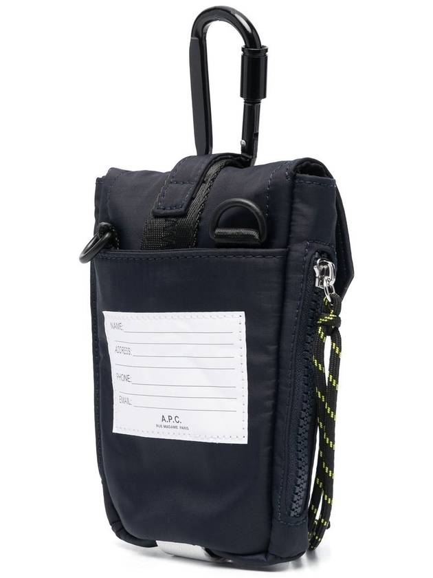 Trek Logo Buckle Nylon Pouch Cross Bag Dark Navy - A.P.C. - BALAAN 4