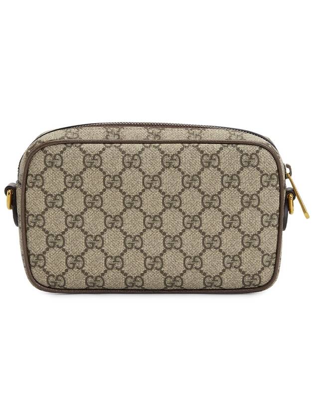 Ophidia Gold Logo Mini Cross Bag Beige - GUCCI - BALAAN 4