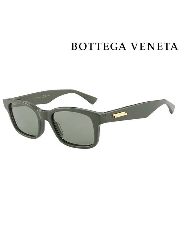 Square Sunglasses Green - BOTTEGA VENETA - BALAAN 3