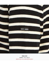 Women's Meridame II Striped Long Sleeve T-Shirt White Black - SAINT JAMES - BALAAN 9