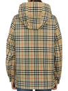 Check Hooded Jacket Archive Beige - BURBERRY - BALAAN 8