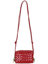 Intrecciato Loop Camera Mini Shoulder Bag Red - BOTTEGA VENETA - BALAAN 4