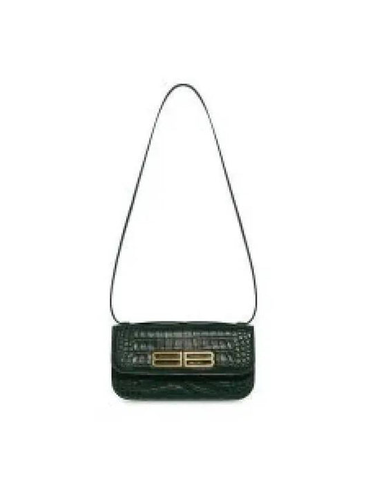 Gold BB Logo Shoulder Bag Green - BALENCIAGA - BALAAN 2