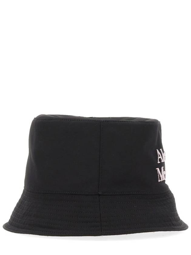 Logo Reversible Bucket Hat Black - ALEXANDER MCQUEEN - BALAAN 5