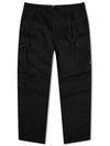 Stretch Sateen Cargo Straight Pants Black - CP COMPANY - BALAAN 2