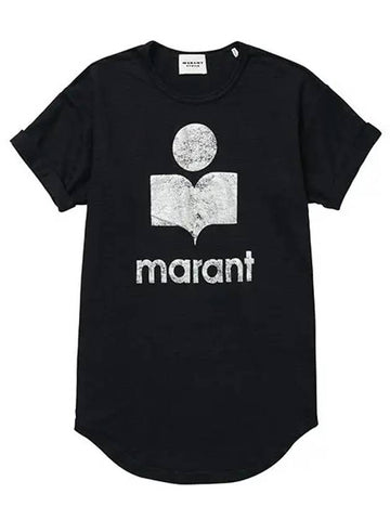 TS0004FA A1N10E 01BK KOLDI Coldy Women's Short Sleeve TShirt - ISABEL MARANT - BALAAN 1