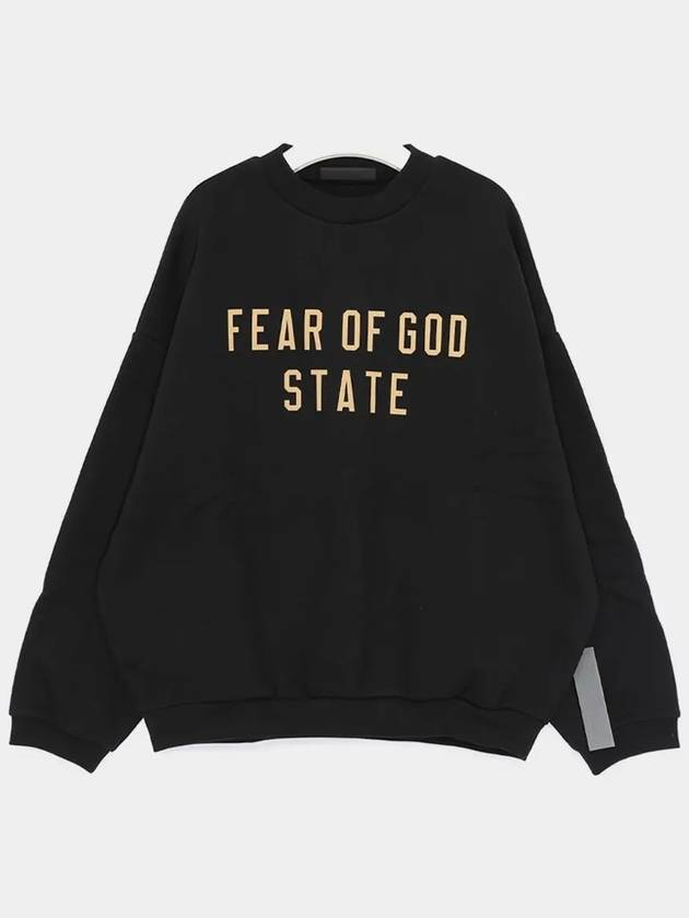 Logo Print Sweatshirt Black - FEAR OF GOD - BALAAN 2