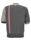 Fun Mix Jersey Stitch Knitted Polo Shirt - THOM BROWNE - BALAAN 4