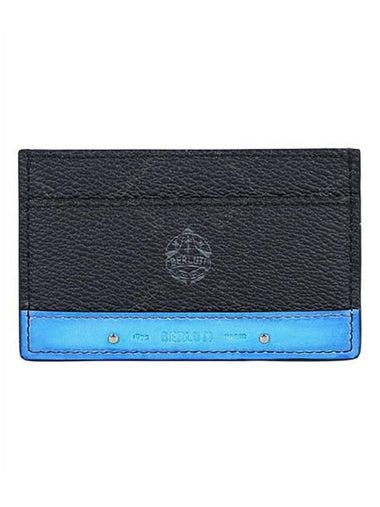 Black Aqua Blue Card Case N214788 - BERLUTI - BALAAN 1