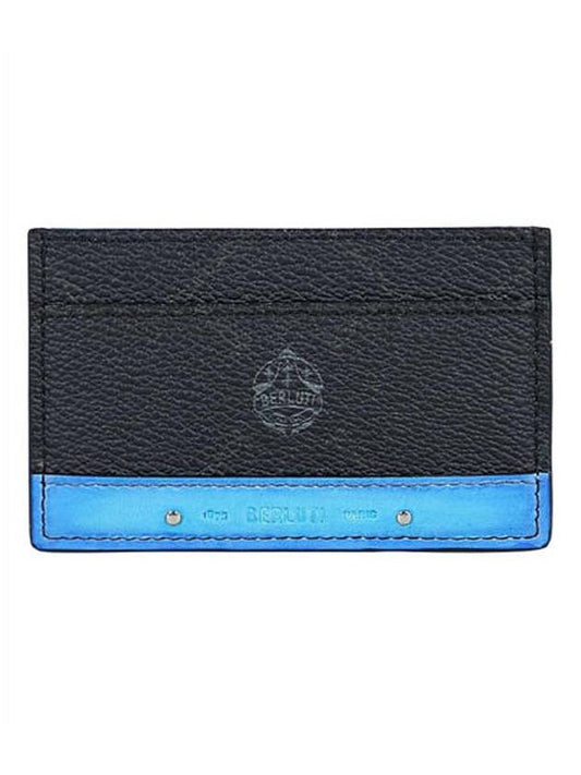Black Aqua Blue Card Case N214788 - BERLUTI - BALAAN 1