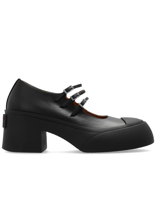 buckle strap leather pumps SNZW018340P2722 - MARNI - BALAAN 2