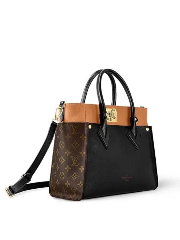 On My Side MM Tote Bag Noir - LOUIS VUITTON - BALAAN 3