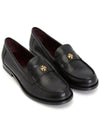 Logo Plaque Perry Loafers Black - TORY BURCH - BALAAN 4