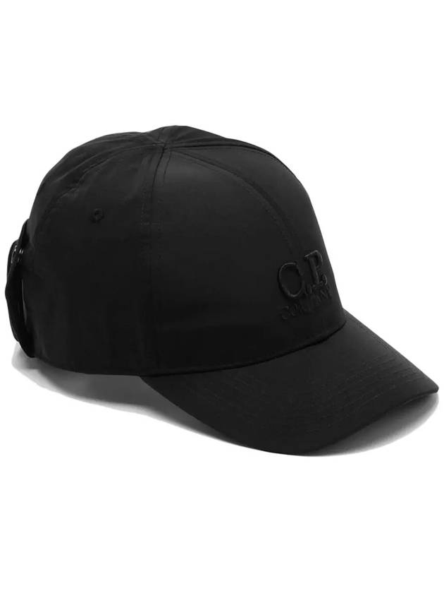 Chrome R Goggles Ball Cap Black - CP COMPANY - BALAAN 3