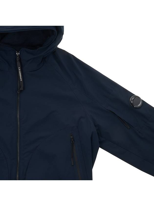 Logo Patch Hooded Sports Jacket Navy - CP COMPANY - BALAAN 5