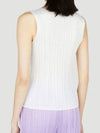 Pleated Polyester Sleeveless Grey - ISSEY MIYAKE - BALAAN 4