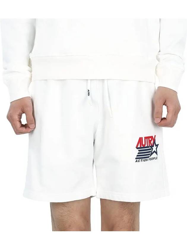 Iconic Logo Shorts White - AUTRY - BALAAN 2