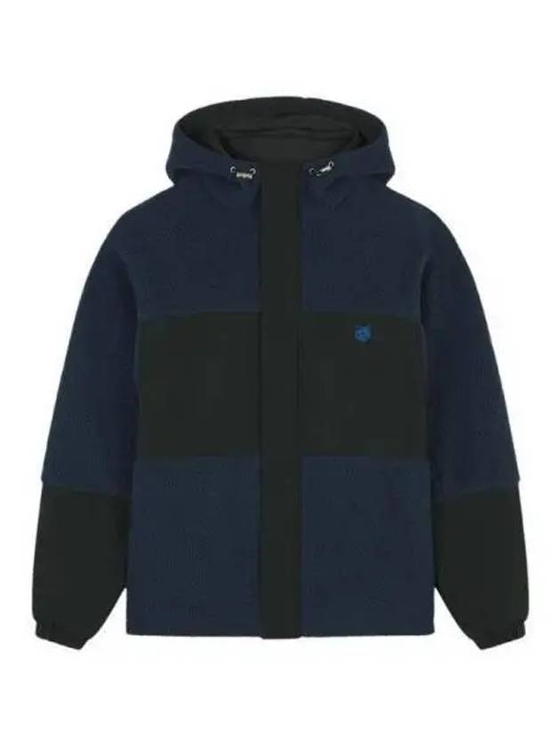 Fox Head Police Blouson Hooded Jacket Ink Blue - MAISON KITSUNE - BALAAN 2