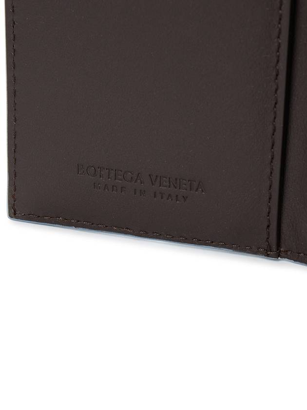 Intrecciato Flap Calfskin Card Holder Fondant - BOTTEGA VENETA - BALAAN 6