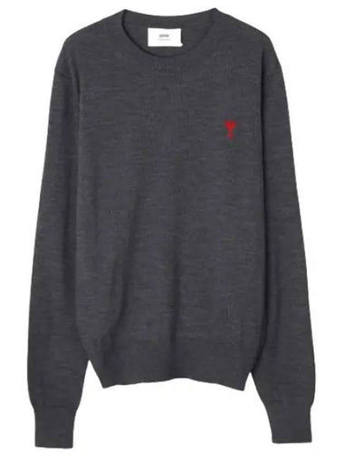 De Coeur embroidered crewneck sweater - AMI - BALAAN 1