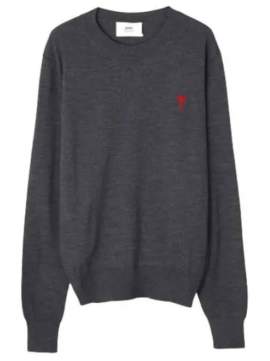 De Coeur embroidery crewneck sweater men s knit - AMI - BALAAN 1