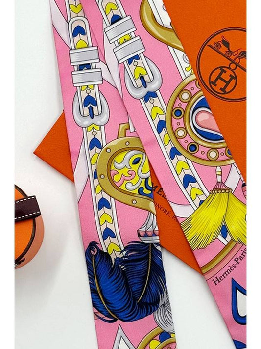 Harnais De Coeur Silk Scarf Rose Bonbon - HERMES - BALAAN 2