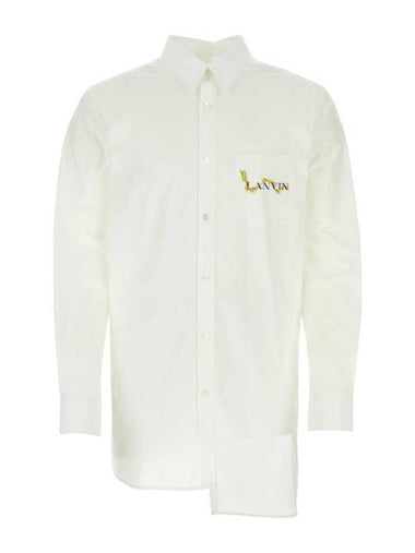 Long Sleeve Shirt RMSI00135600P24 01 White - LANVIN - BALAAN 1