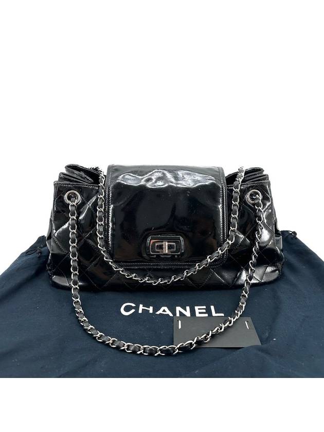 2 55 patent accordion shoulder bag - CHANEL - BALAAN 1