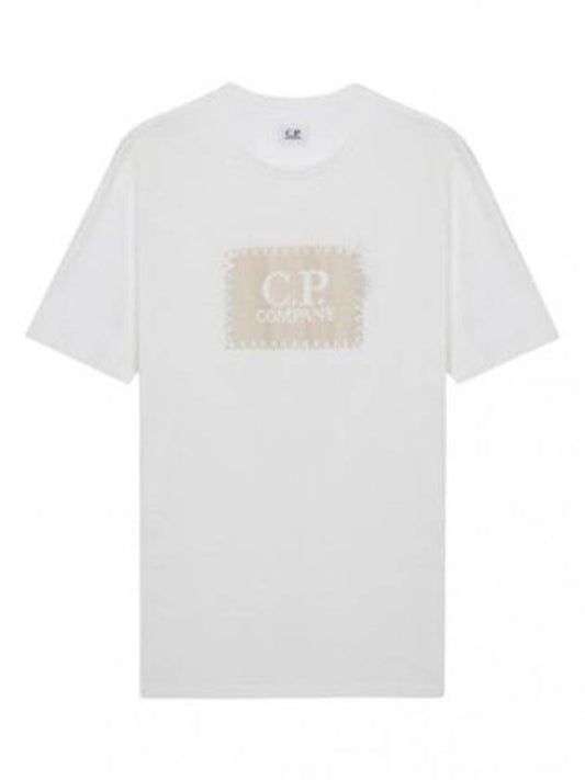 Short-sleeved T-shirt Square logo printing short-sleeved T-shirt - CP COMPANY - BALAAN 1