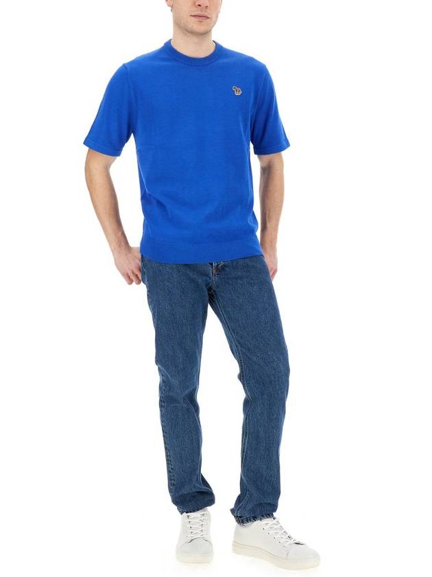 PS by Polo T-shirt M2R 583YZ M21858 45A BLUE - PAUL SMITH - BALAAN 3