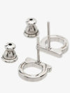Ferragamo Gancini silver earrings 760120 002 - SALVATORE FERRAGAMO - BALAAN 5