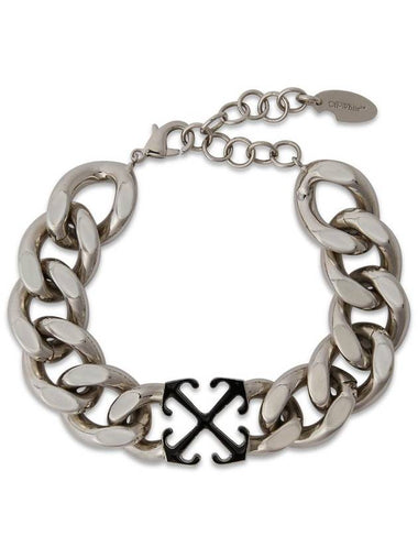 (Enamel Arrow Bracelet Silver - Black) - OFF WHITE - BALAAN 1