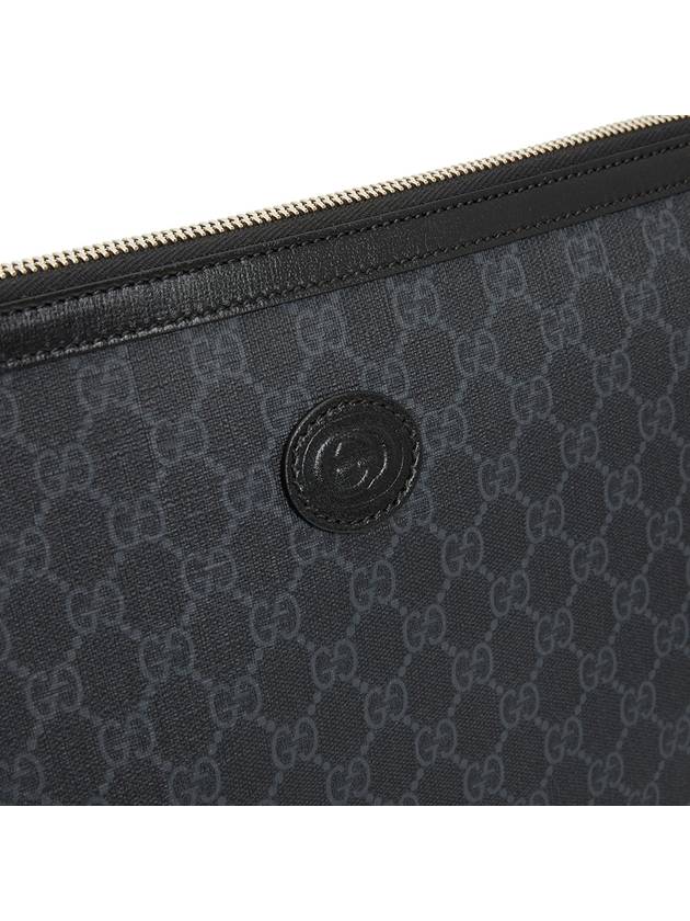 GG Interlocking Large Cross Bag Black - GUCCI - BALAAN 8