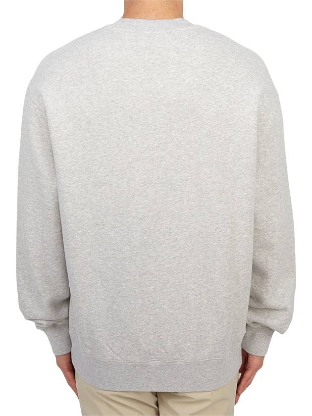 Flower Logo Print Comfort Sweatshirt Light Gray - MAISON KITSUNE - BALAAN 5