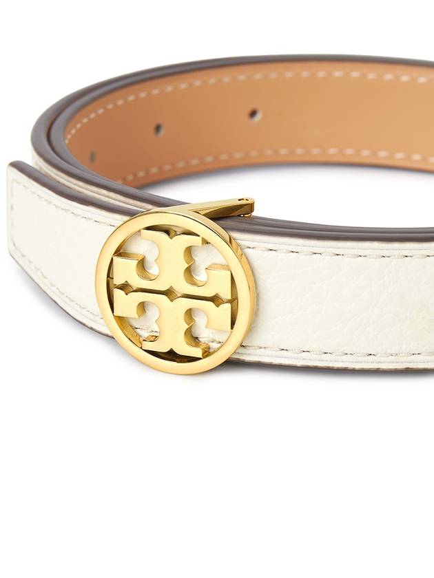 1 Miller Reversible Leather Belt New Ivory Natural Vachetta - TORY BURCH - BALAAN 7