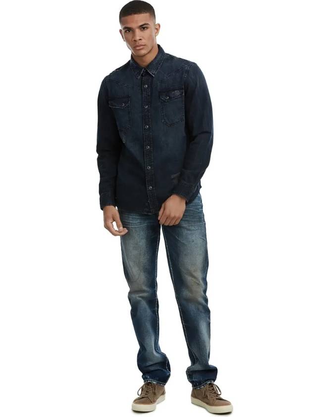 carter western denim shirt - TRUE RELIGION - BALAAN 4