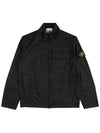 Men's Waffen Patch Membrana 3L TC Nylon Jacket Black - STONE ISLAND - BALAAN 2