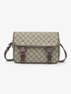 Ophidia GG Messenger Bag Beige Ebony - GUCCI - BALAAN 2