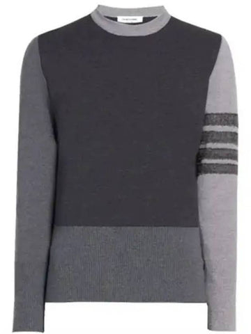 Stitch color matching pullover knit 271706 - THOM BROWNE - BALAAN 1