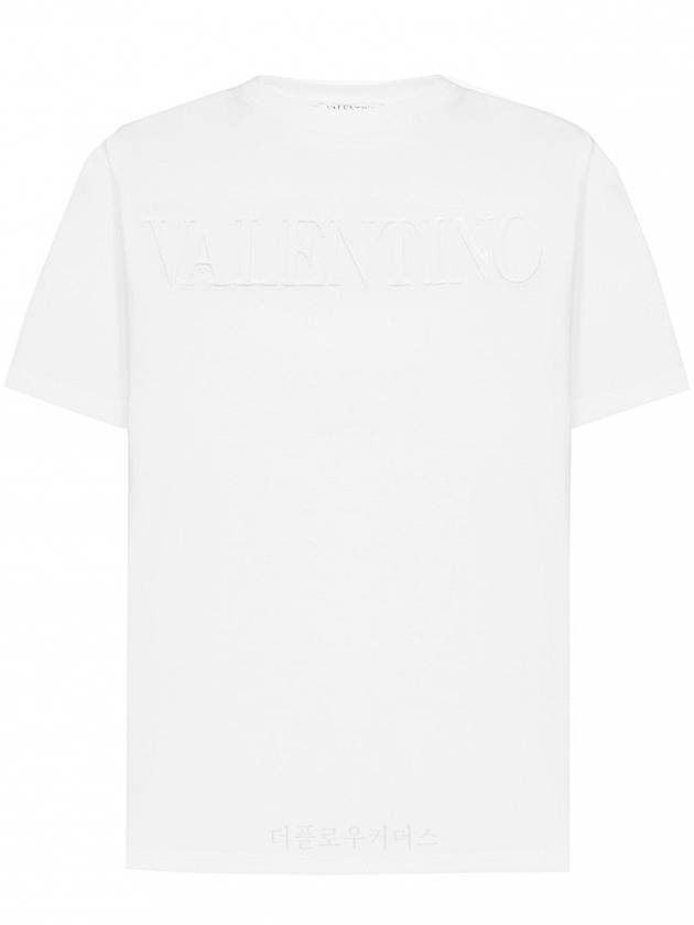 Women's Cotton Logo Tshirt XB3MG16JWU - VALENTINO - BALAAN 1