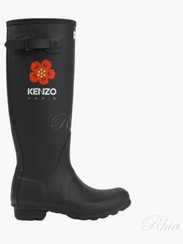 Wellington Rain Boots Black - KENZO - BALAAN 2